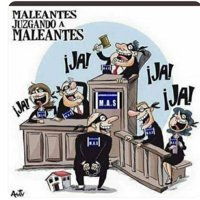 maleantes juzgando a maleantes