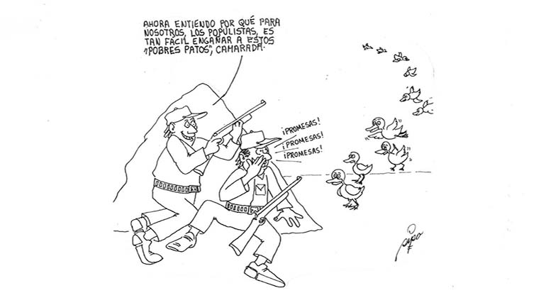 populistas enganando