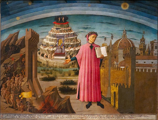 Dante Alighieri en la Divina Comedia