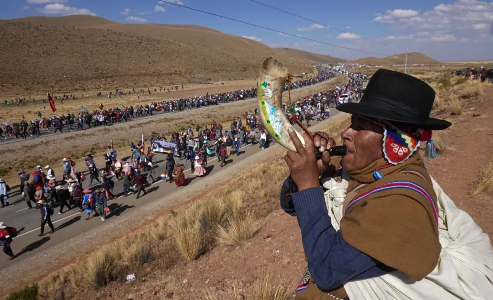 Marcha evista desde Panduro 2024